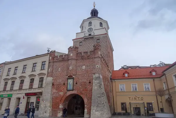 Lublin Uma Cidade Famosa Polônia Europa Oriental Ruas Maravilhosas São — Fotografia de Stock