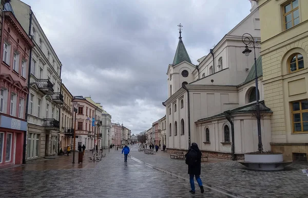 Lublin Est Une Ville Célèbre Pologne Europe Est Les Rues — Photo