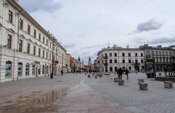 Lublin Uma Cidade Famosa Polônia Europa Oriental Ruas Maravilhosas São — Fotografia de Stock