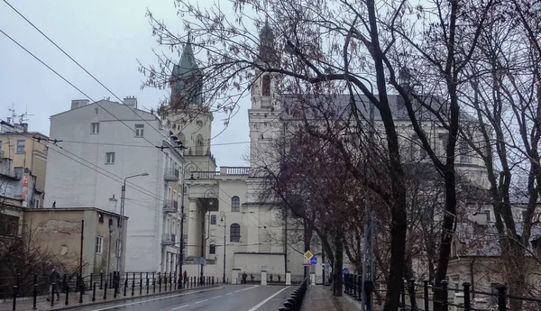 Lublin Híres Város Lengyelországban Kelet Európában Csodálatos Utcák Tökéletesen Megőrződtek — Stock Fotó