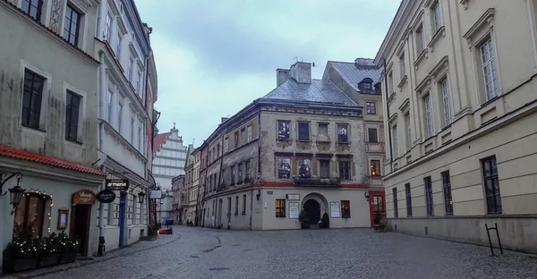 Lublin Est Une Ville Célèbre Pologne Europe Est Les Rues — Photo