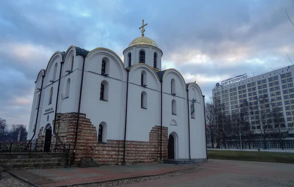 Vitebsk City Belarus Eastern Europe Beautiful Old Churches Wide Streets — Stock Photo, Image