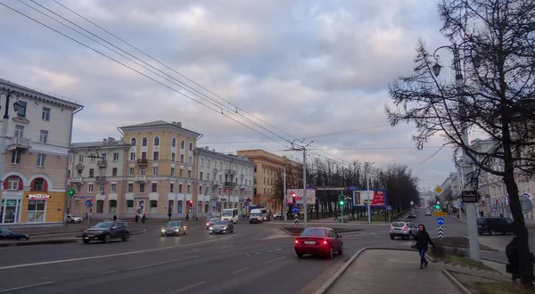 Vitebsk Een Stad Wit Rusland Prachtige Oude Kerken Brede Straatjes — Stockfoto