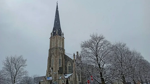 Kleine Gezellige Stad Cambridge Canada Een Land Met Prachtige Gebouwen — Stockfoto