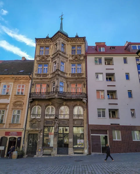 Het Oude Centrum Bratislava Slowaakse Architectuur Eenvoudig Maar Zeer Mooi — Stockfoto