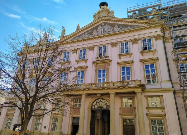 Viejo Centro Bratislava Arquitectura Eslovaca Simple Pero Muy Hermosa Maravillosas — Foto de Stock