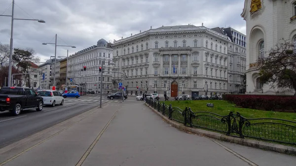 Die Ader Ist Eine Stadt Der Musik Und Der Lichtpaläste — Stockfoto