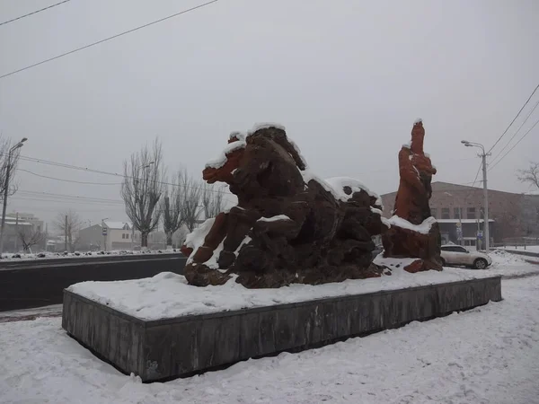 Ереван Дивовижне Місце Вірменська Культура Така Гостинна Красива Гарні Вулиці — стокове фото