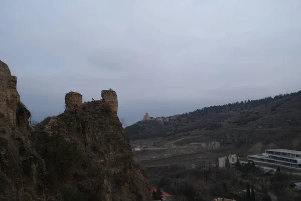 Tbilisi Velmi Krásné Město Starobylou Historií Dispozici Jsou Ohromující Vysoké — Stock fotografie