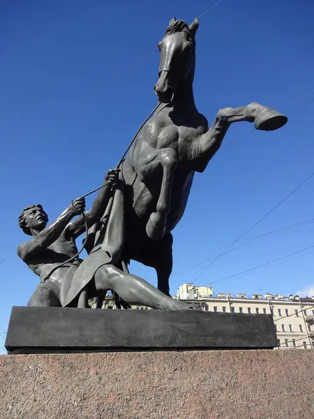 Superbe Architecture Saint Pétersbourg Ancien Leningrad Par Une Journée Ensoleillée — Photo