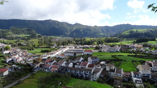 Lago Furnash Una Joya Las Azores Hermosa Naturaleza Agua Maravillosa — Foto de Stock