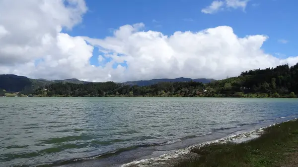 Lago Furnash Una Joya Las Azores Hermosa Naturaleza Agua Maravillosa — Foto de Stock