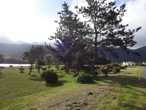 Lagos Impresionantes Las Azores Lagos Azules Verdes Ambiente Increíble Belleza — Foto de Stock