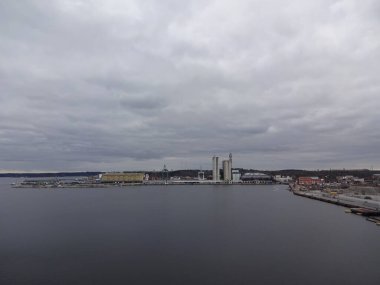 Kuzey Avrupa ve İskandinavya 'nın mimarisi. Muhteşem Stockholm, harika bir İsveç şehri. Gamlastan ve merkez.