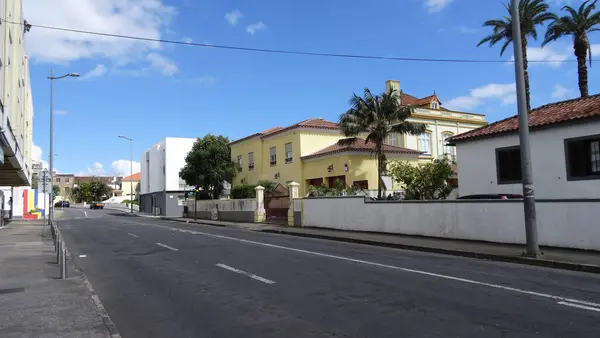 Açores Endroit Incroyable Pour Rester Capitale Île San Miguel Est — Photo