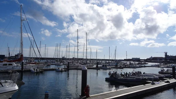 Açores Endroit Incroyable Pour Rester Capitale Île San Miguel Est — Photo