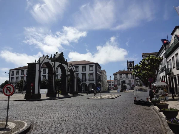 Açores Endroit Incroyable Pour Rester Capitale Île San Miguel Est — Photo