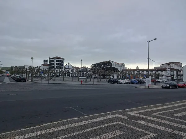 Azoren Ein Erstaunlicher Ort Zum Übernachten Die Hauptstadt Der Insel — Stockfoto