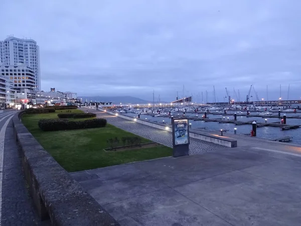 Azoren Een Geweldige Plek Verblijven Hoofdstad Van Het Eiland San — Stockfoto