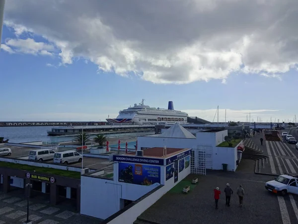 Azoren Een Geweldige Plek Verblijven Hoofdstad Van Het Eiland San — Stockfoto