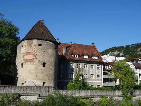 Schöne Österreichische Natur Und Architektur Feldkirch Und Bregenz Sind Fantastische — Stockfoto