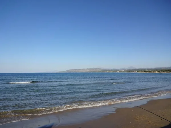 Isola Creta Sua Meravigliosa Spiaggia Nel Mar Cretese Natura Mozzafiato — Foto Stock