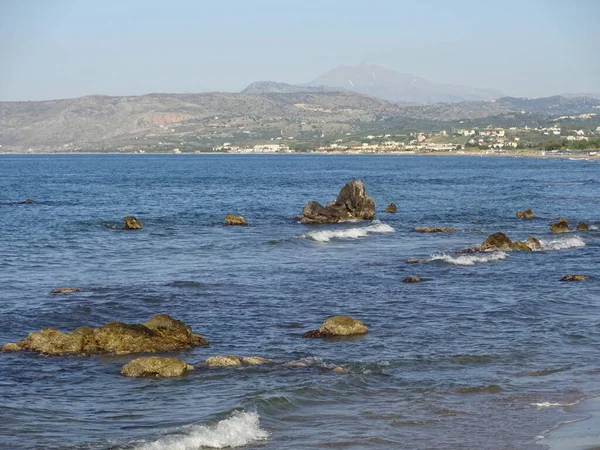 Isola Creta Sua Meravigliosa Spiaggia Nel Mar Cretese Natura Mozzafiato — Foto Stock