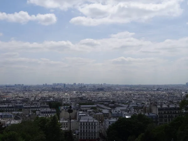 パリのダウンタウン 有名なランドマーク エッフェル塔と上品な景色 — ストック写真