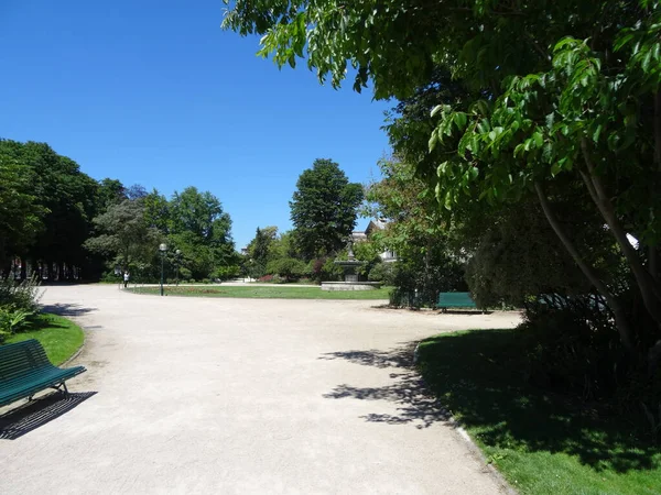 Párizs Gyönyörű Séta Vincennes Erdőben Tuileries Bajnokok Elysees — Stock Fotó