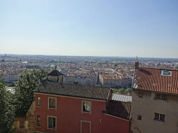 Paris Vackert Promenad Till Parc Des Buttes Chaumont Tour Eiffel — Stockfoto