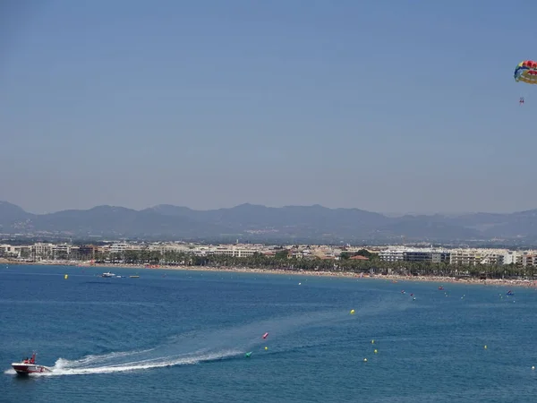 Salou Είναι Μια Πολύ Δροσερή Πόλη Στην Ακτή Costa Dorada — Φωτογραφία Αρχείου