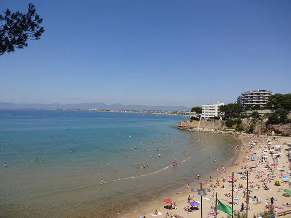 Salou Very Cool City Costa Dorada Coast Spain Beautiful Beaches — Stock Photo, Image