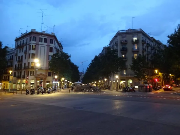 Столица Каталонии Барселона Удивительное Место Великолепной Архитектурой Гауди Прогулки Центру — стоковое фото