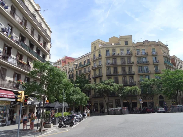 Hoofdstad Van Catalonië Barcelona Een Geweldige Plek Met Gaudi Prachtige — Stockfoto