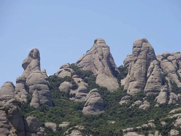 Montserrat Ist Ein Fantastischer Ort Ist Eine Uralte Kultur Und — Stockfoto