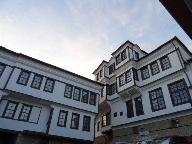 Eski Yugoslav Makedonya Cumhuriyeti, Ohri. Tarihi ve aktif turizm için harika bir yer. Ohri Gölü