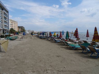 Arnavutluk 'un Durres kentinde Adriyatik Denizi.