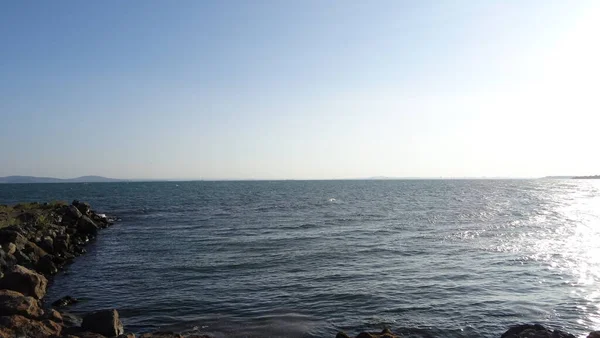 Bulgária País Maravilhoso Barato Para Umas Férias Praia Pomorie Resort — Fotografia de Stock