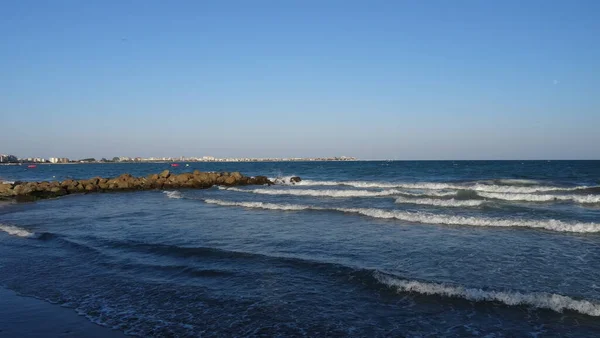 Болгария Замечательная Недорогая Страна Пляжного Отдыха Поморие Является Популярным Курортом — стоковое фото