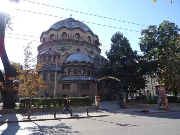 Miejscem Taniej Turystyki Kulturalnej Historycznej Jest Sofia Położony Bułgarii Europa — Zdjęcie stockowe