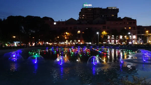 Antigua Ciudad Balcánica Tirana Increíbles Edificios Naturaleza Agradable Una Vida —  Fotos de Stock