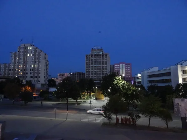 Prishtina Young Beautiful City Pleasant Walk Here Interesting Conflict Occurred — Stock Photo, Image