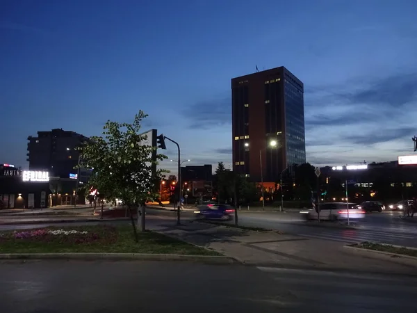 Pristina Est Une Ville Jeune Belle Est Agréable Marcher Ici — Photo