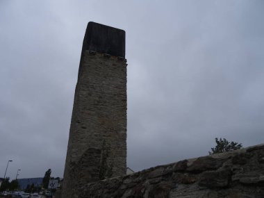 Antik mimari ve Loire-Atlantik bölgesinin parlak yeşilliği, Bretagne. Fransız Nantes inanılmaz.