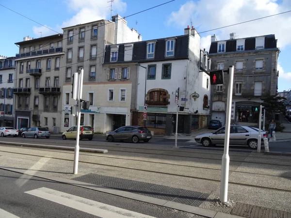 Brest Una Ciudad Muy Hermosa Habitable Centro Arquitectura Lugares Interesantes — Foto de Stock