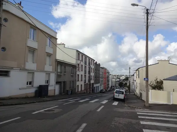 Brest Una Ciudad Muy Hermosa Habitable Centro Arquitectura Lugares Interesantes — Foto de Stock