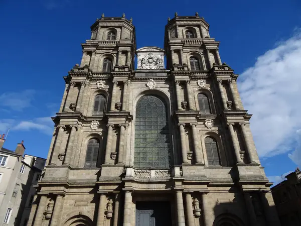 Rennes Ist Eine Sehr Schöne Und Lebenswerte Stadt Zentrierte Architektur — Stockfoto