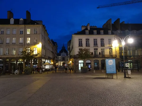 Rennes Mycket Vacker Och Beboelig Stad Center Arkitektur Och Intressanta — Stockfoto