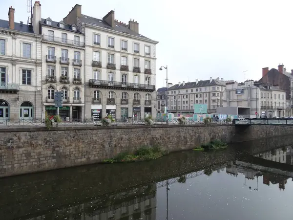 Rennes Mycket Vacker Och Beboelig Stad Center Arkitektur Och Intressanta — Stockfoto