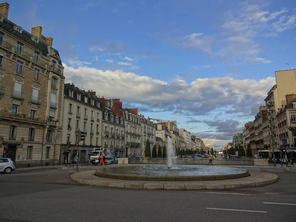 Rennes Very Beautiful Liveable City Center Architecture Interesting Places Photo — Stock Photo, Image